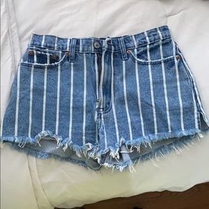 CLOSET CLEAR OUT: A&F Striped Shorts